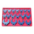 V8 Tools V8 Hand Tools 7917 0.5 in. Drive Crowfoot Set; Metric; 17 Pc VHT-7917